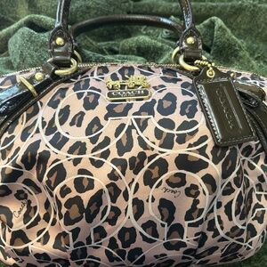Coach Leopard Print Purse
